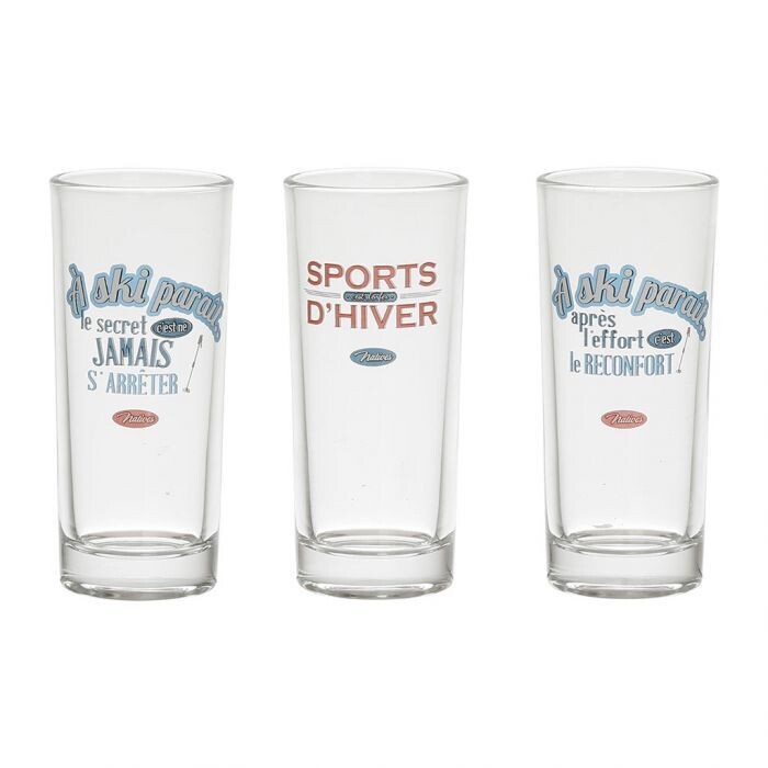 Gobelets ( X 3 )  - Sports d'hiver