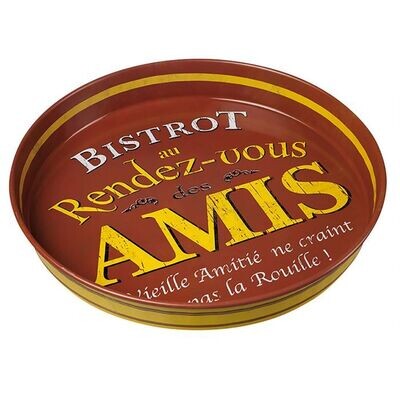 Plateau rond - Bistrot des amis