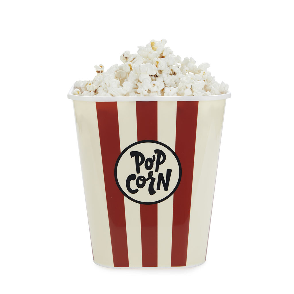Pot à Popcorn rétro rouge