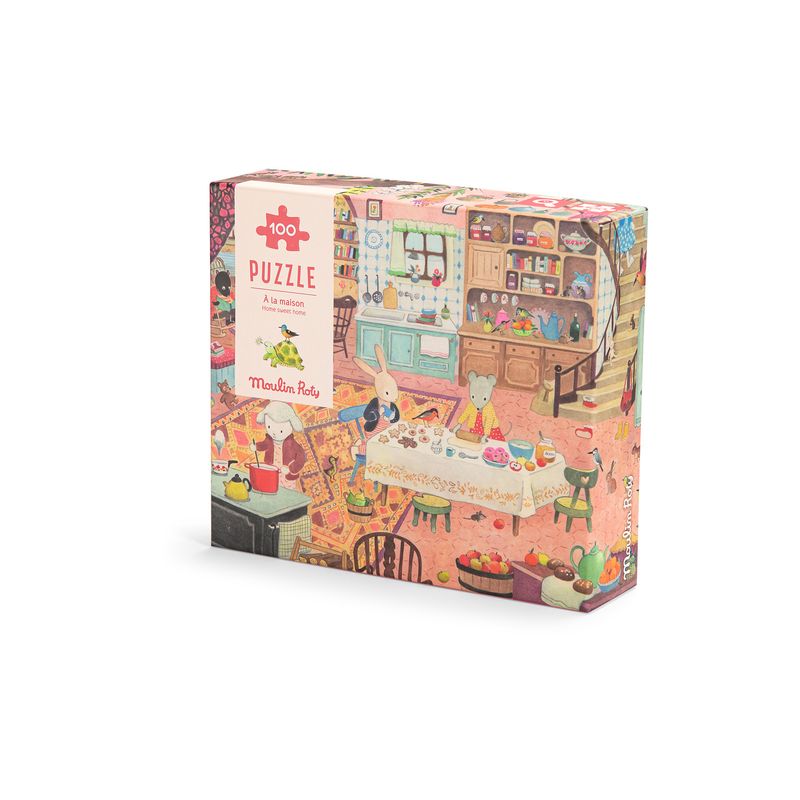 Puzzle A la maison 100 Pcs- La Grande Famille