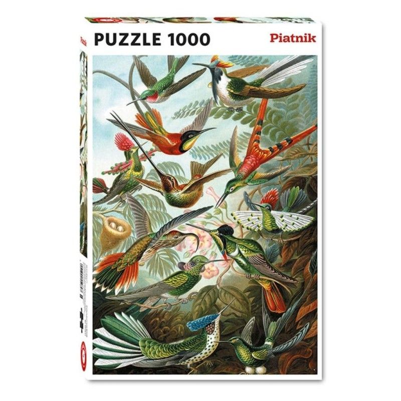 Puzzle 1000 pièces - Haeckel - Colibris