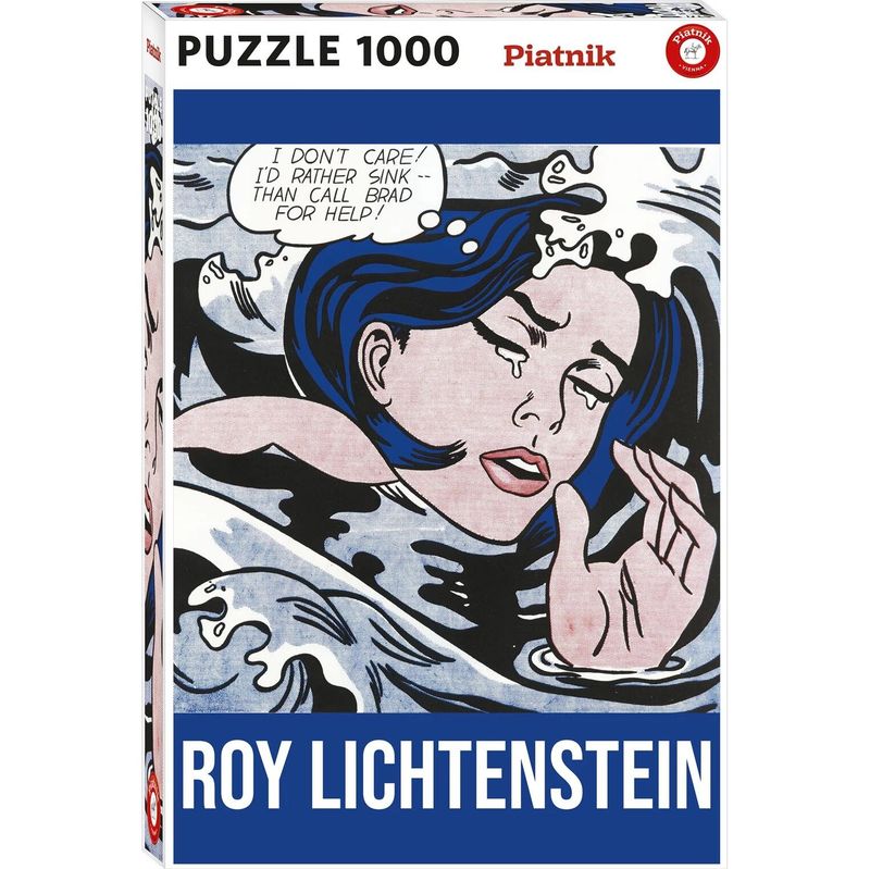 Puzzle 1000 pièces - Lichtenstein - Drowning Girl