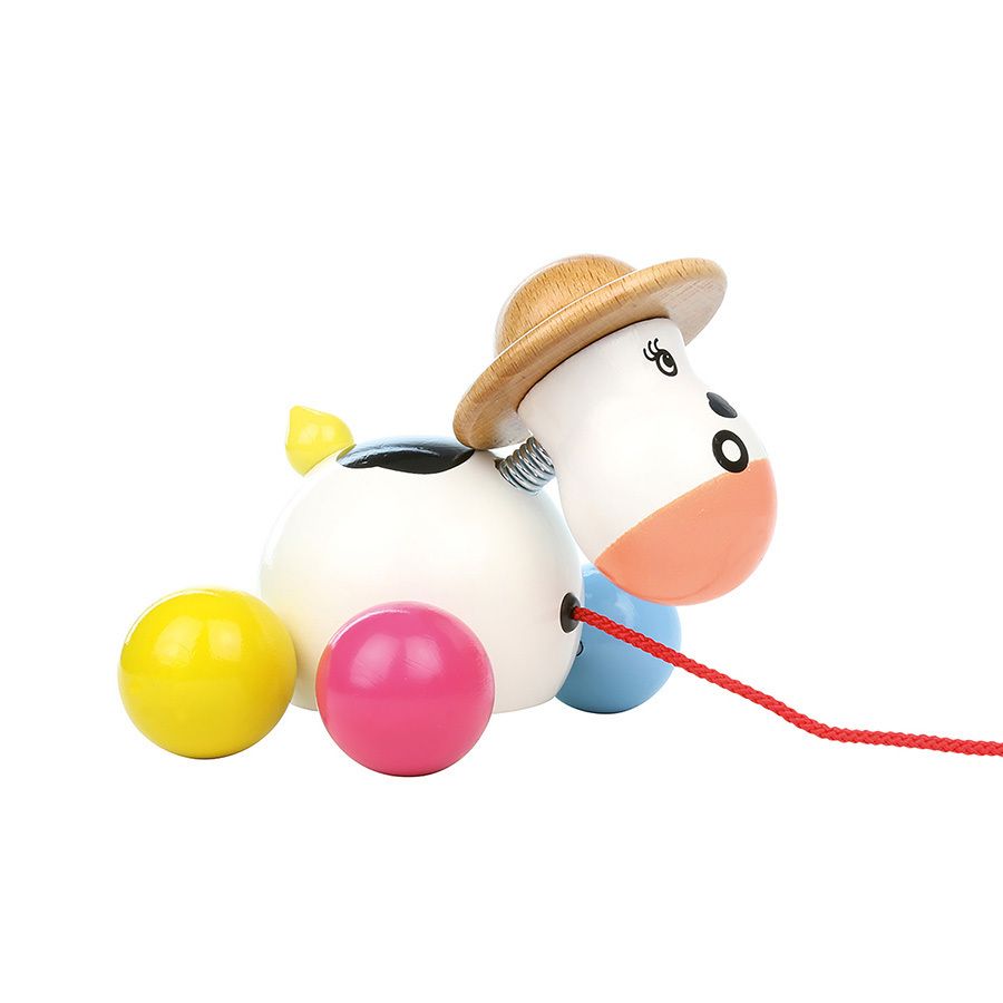 Jouet à tirer, Baby Rosy la vache