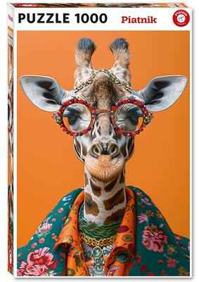 Puzzle 1000 pièces - Crazy Giraffe