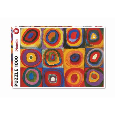 Puzzle 1000 pièces - Kandinsky - Carrés avec cercles