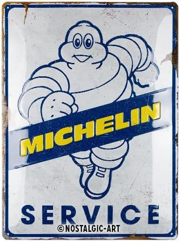 Plaque métal 30 x 40 cm - Michelin - Service