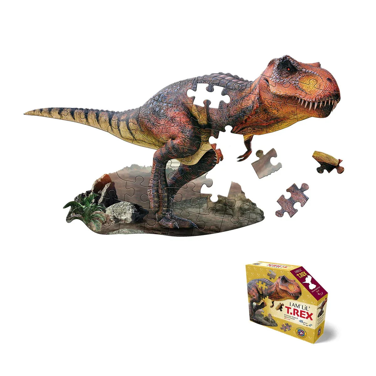 Puzzle I Am Lil' - T-REX 48 pièces