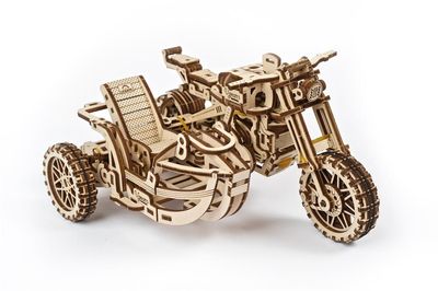 UGEARS - Moto Scrambler UGR-10 avec Side-Car