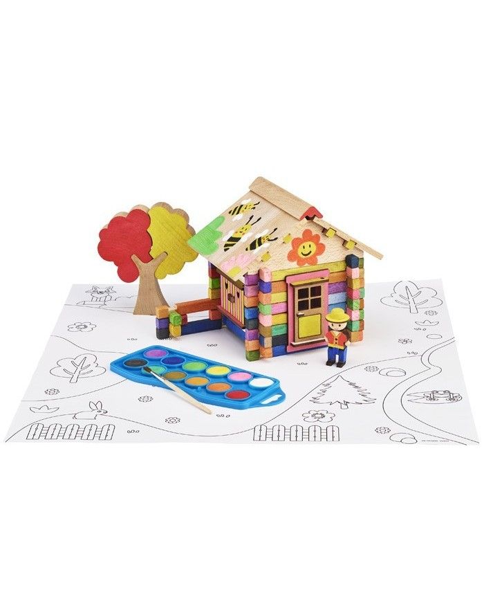 Le chalet à peindre - 85 pieces