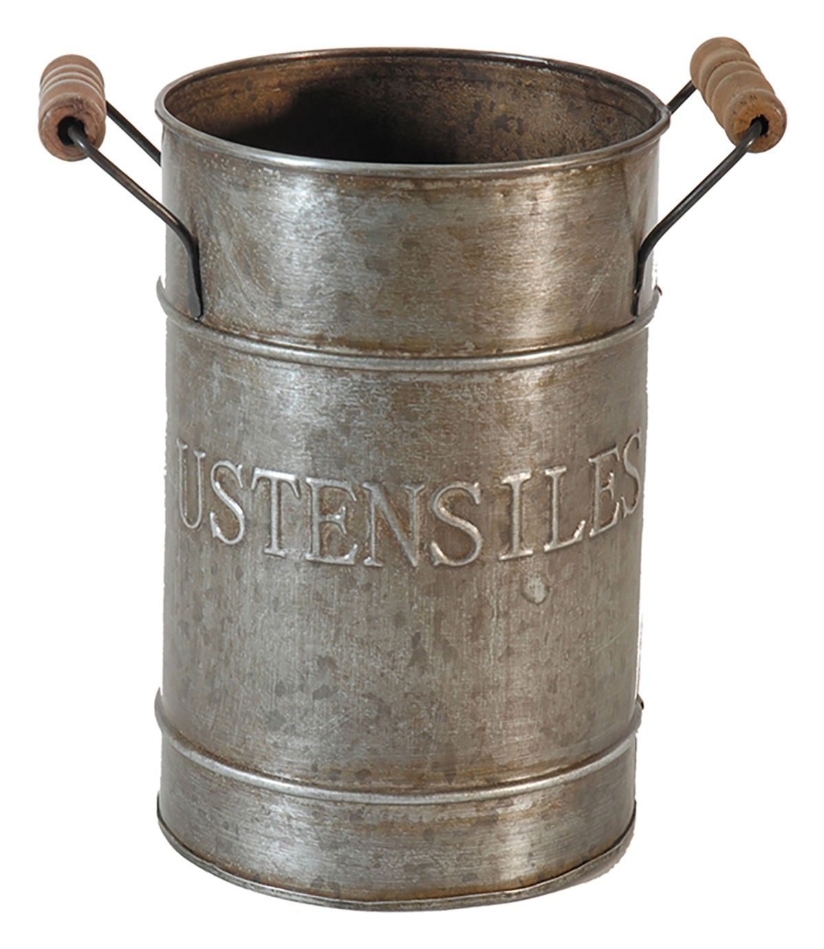Pot zinc "Ustensiles"
