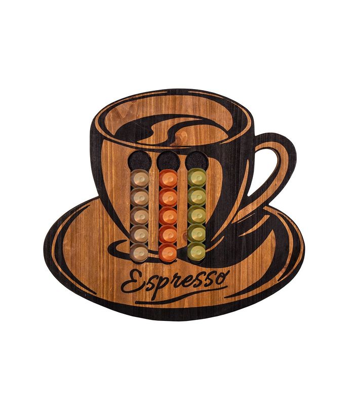 Tasse avec supports pour capsules