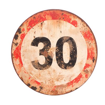 Panneau de signalisation 30