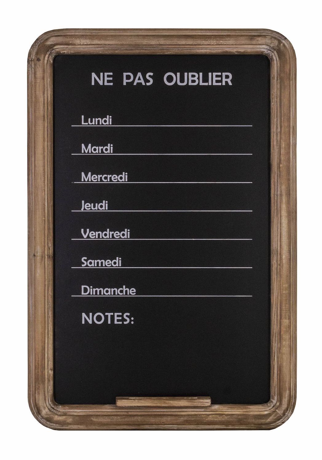 Tableau noir "Ne pas oublier" 78 x 52 cm