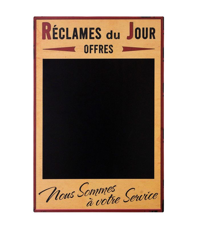 Tableau "Réclames du jour" 60 x 40 cm