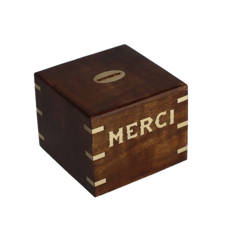 Tirelire "MERCI"