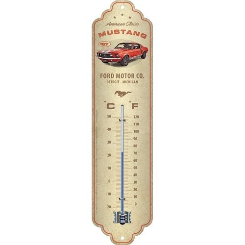 Thermomètre - Ford Mustang - GT 1967 Red
