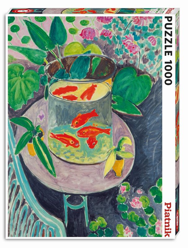 Puzzle 1000 pièces - Matisse - Poissons rouges