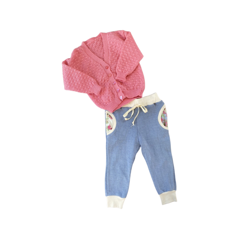 Pink Bobble Cardigan