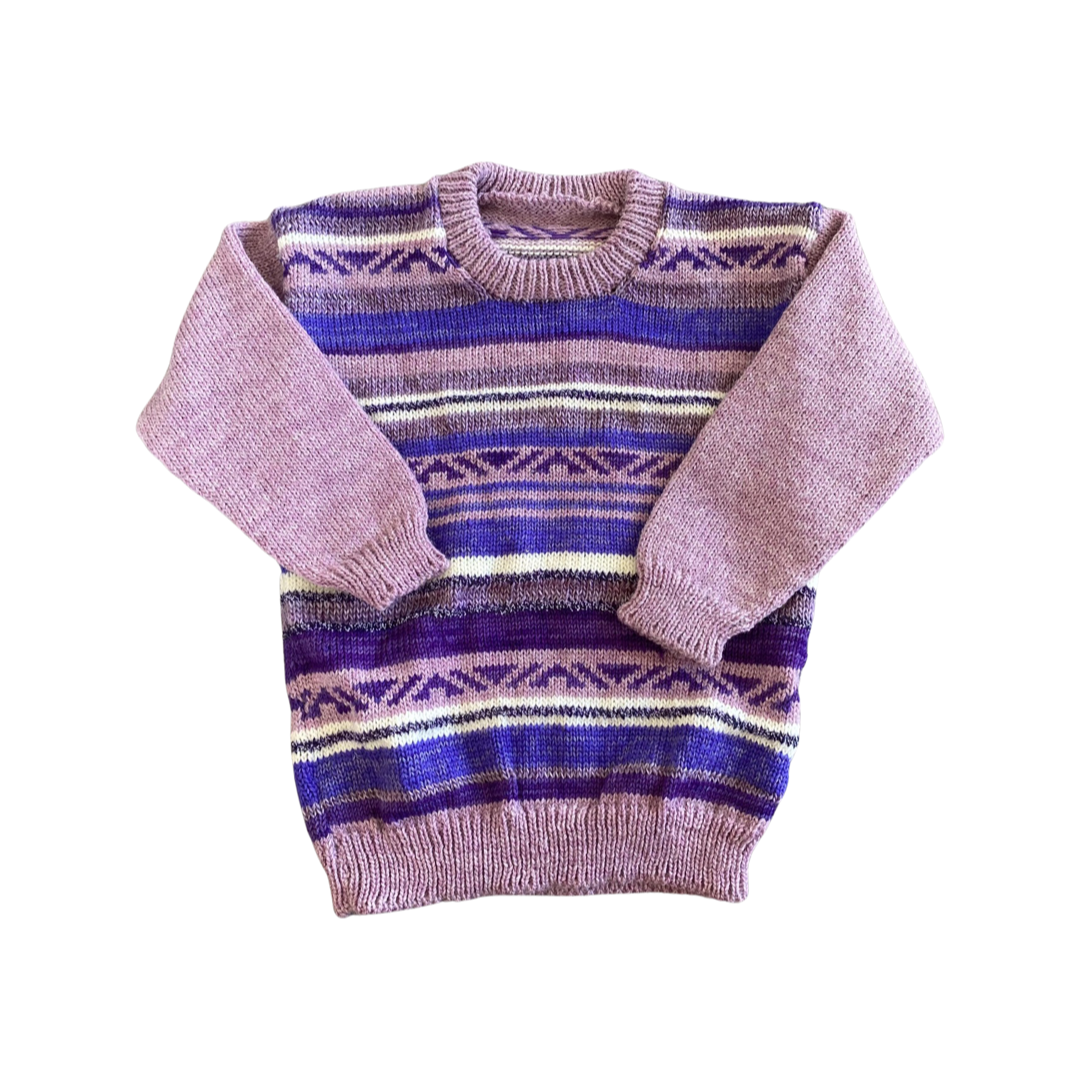 Pink/Purple Fair Isle Jersey