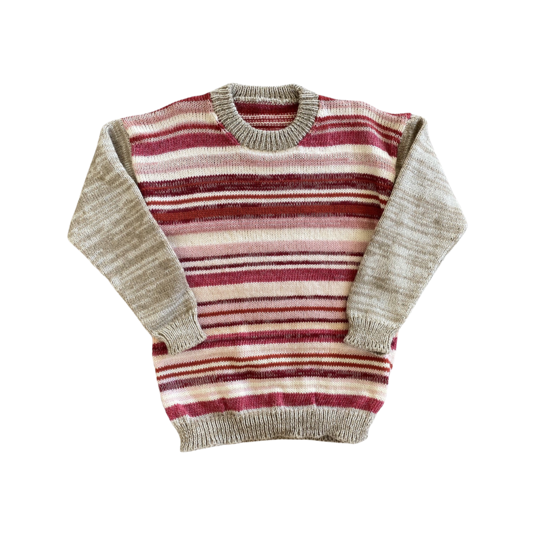Pink/Fawn Striped Jersey
