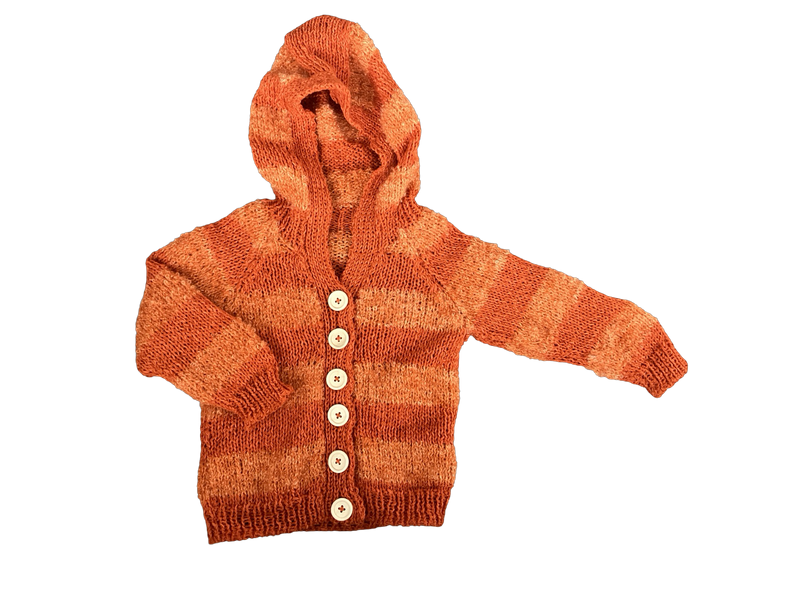 Orange Teddy Jacket