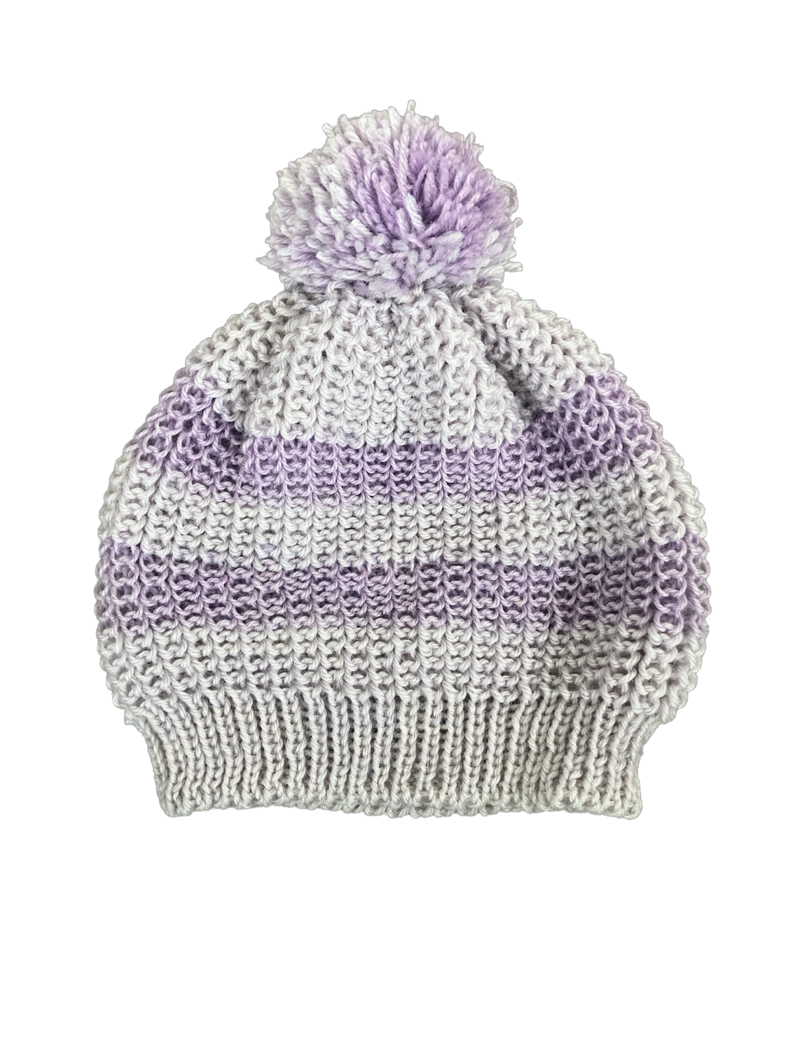 Lavender Striped Hat