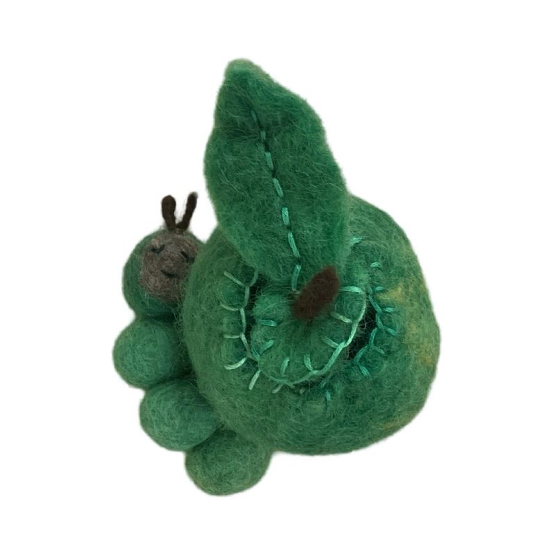 Caterpillar Babies In Apples