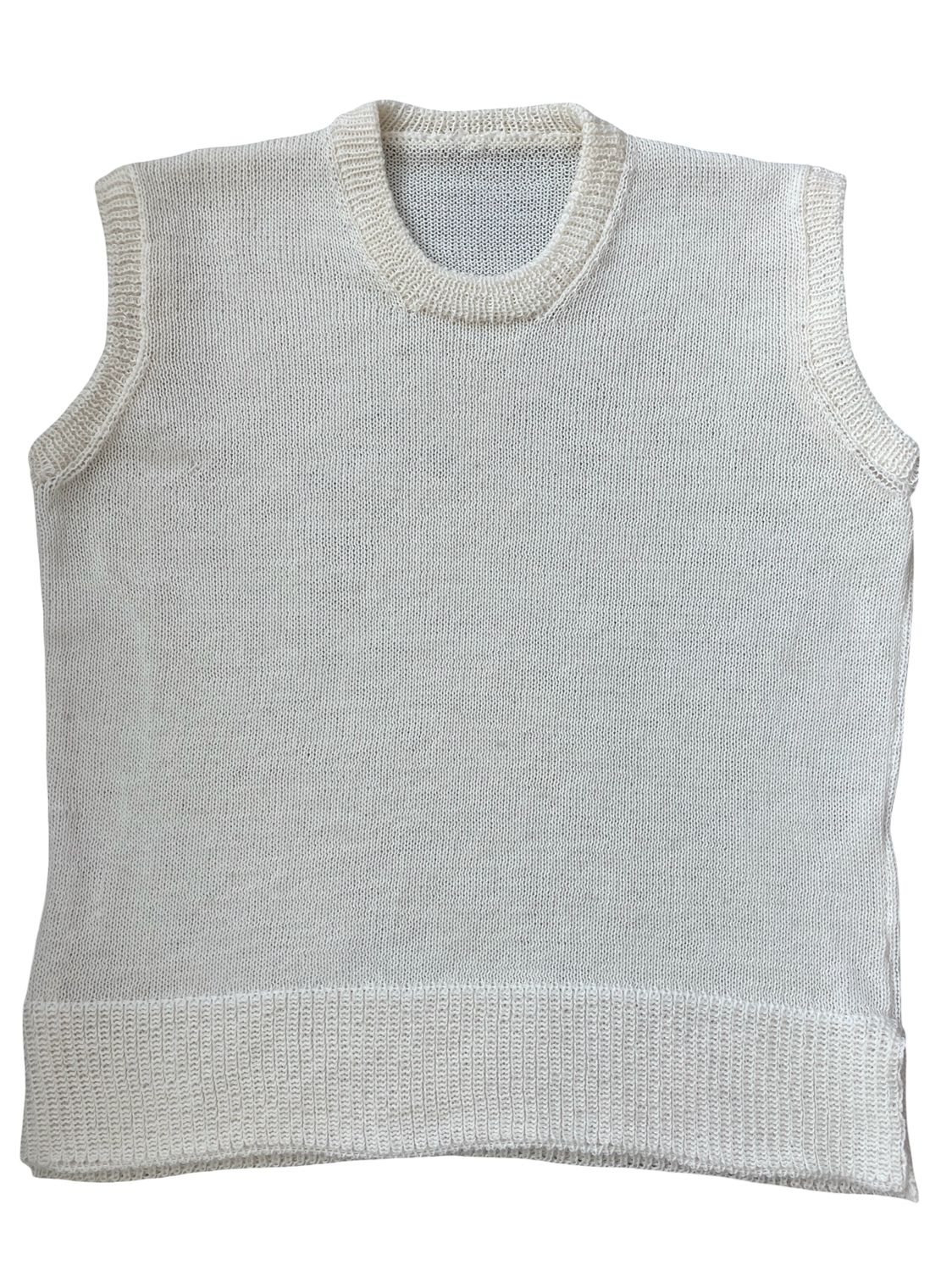 Cream Wool Vest