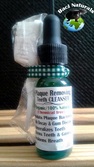 BaciNaturals: Organic Plaque Removing Teeth Cleanser (for Dogs & Cats)  2oz