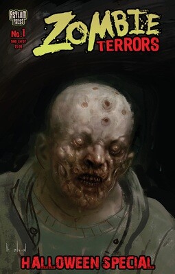 ZOMBIE TERRORS HALLOWEEN SP CVR B OLSON (MR)