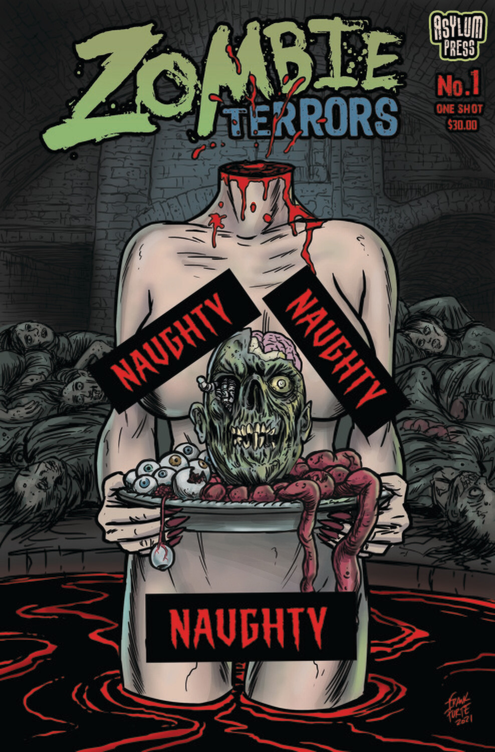 ZOMBIE TERRORS HALLOWEEN SP CVR D NAUGHTY HEADLESS