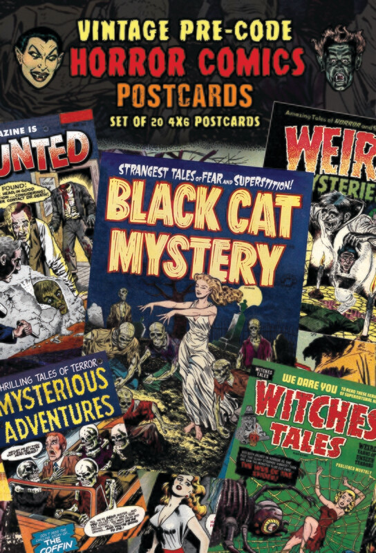 Vintage Horror Comics Postcard Set of 20
