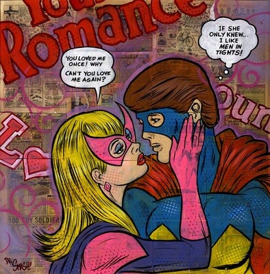 &quot;YOU LOVED ME ONCE...&quot; 13x13 Signed Fine Art print by Dr. Smash! Neo-Pop-Art
