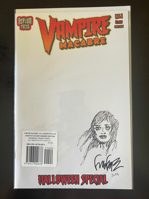 Vampire Macabre: Halloween Special - Cover C - Sketch Cover w/ remark