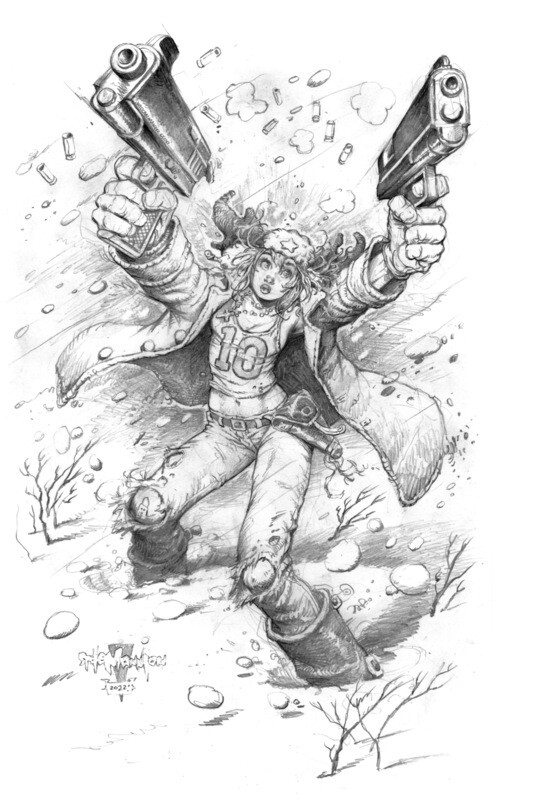 Fearless Dawn: COLD #1D (One-Shot) Virgin Pencil Cover