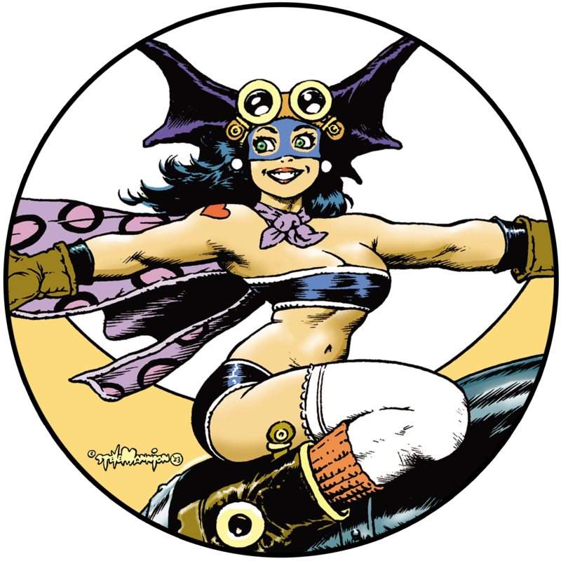 Fearless Dawn “The Bomb” #1A Die Cut Vinyl Sticker By Steve Mannion