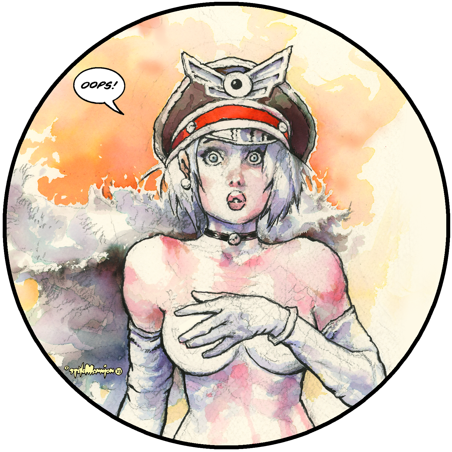 Fearless Dawn “Cold” #1C Die Cut Vinyl Sticker By Steve Mannion