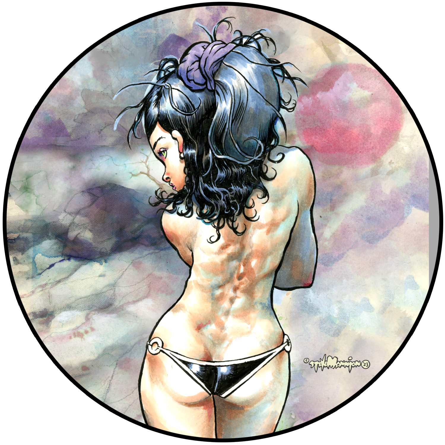 Fearless Dawn “The Bomb” #1C Die Cut Vinyl Sticker By Steve Mannion