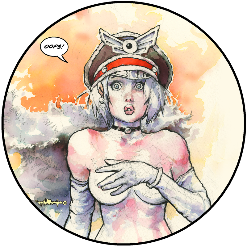 Fearless Dawn “Cold” #1C Die Cut Vinyl Sticker By Steve Mannion