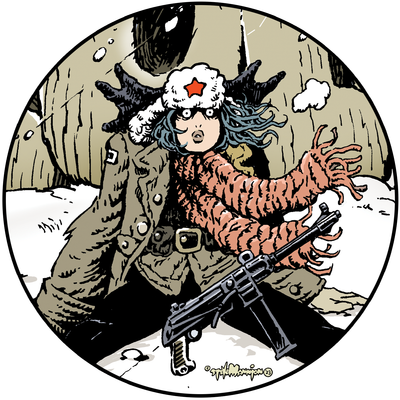 Fearless Dawn “Cold” #1B Die Cut Vinyl Sticker By Steve Mannion