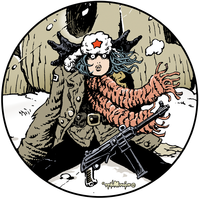 Fearless Dawn “Cold” #1B Die Cut Vinyl Sticker By Steve Mannion