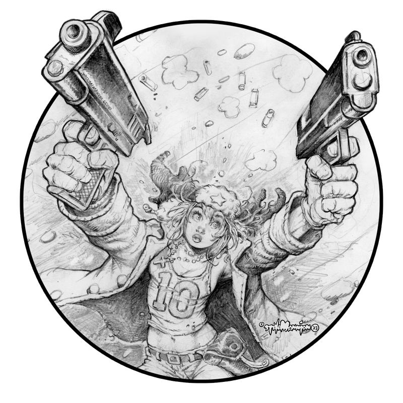 Fearless Dawn “Cold” #1D Die Cut Vinyl Sticker By Steve Mannion