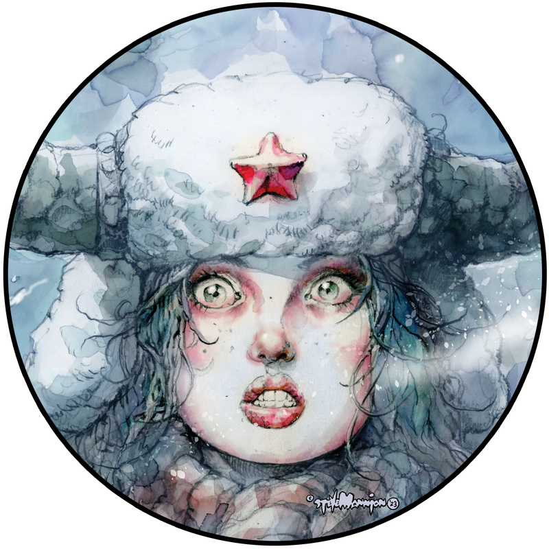 Fearless Dawn “Cold” #1A Die Cut Vinyl Sticker By Steve Mannion