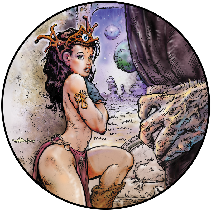 Fearless Dawn “The Bomb” #2D Die Cut Vinyl Sticker By Steve Mannion