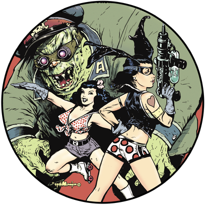 Fearless Dawn “The Bomb” #3B Die Cut Vinyl Sticker By Steve Mannion