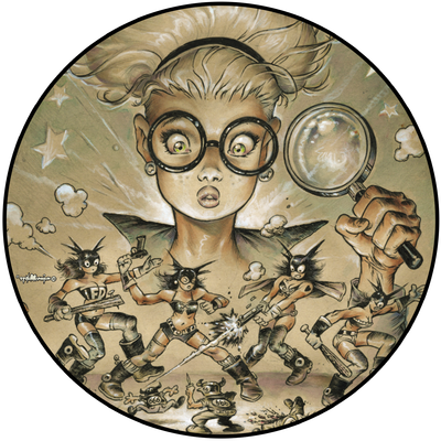 Fearless Dawn “The Bomb” #1D Die Cut Vinyl Sticker By Steve Mannion