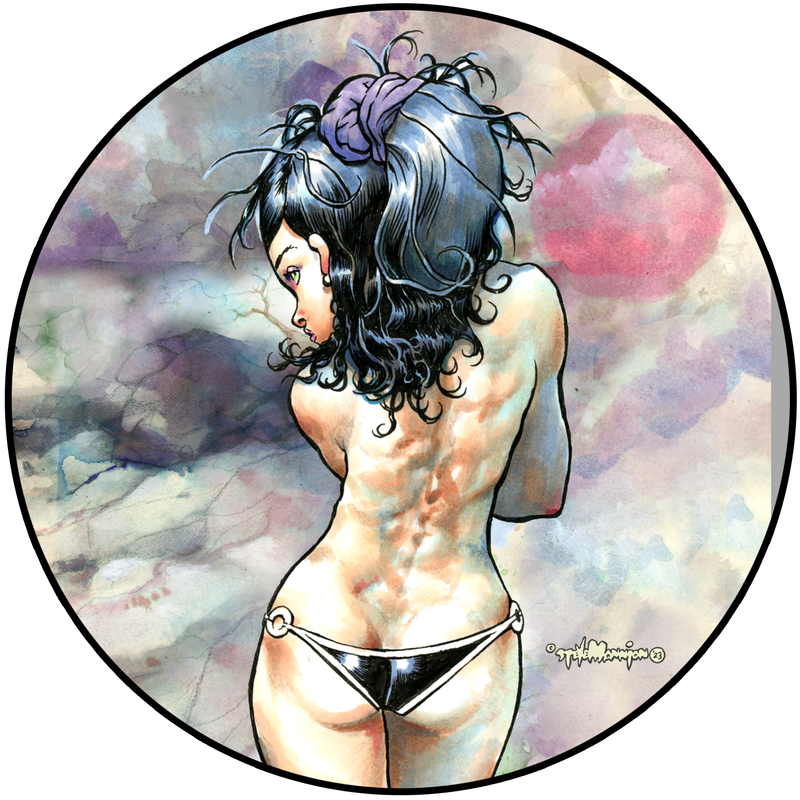 Fearless Dawn “The Bomb” #1C Die Cut Vinyl Sticker By Steve Mannion