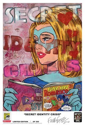 Secret Identity Crisis Comic Con Exclusive 13x19 Print