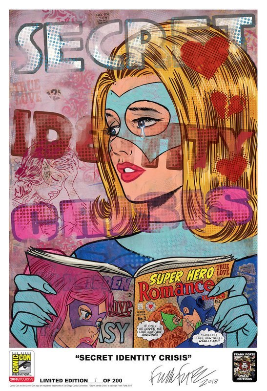 Secret Identity Crisis Comic Con Exclusive 13x19 Print