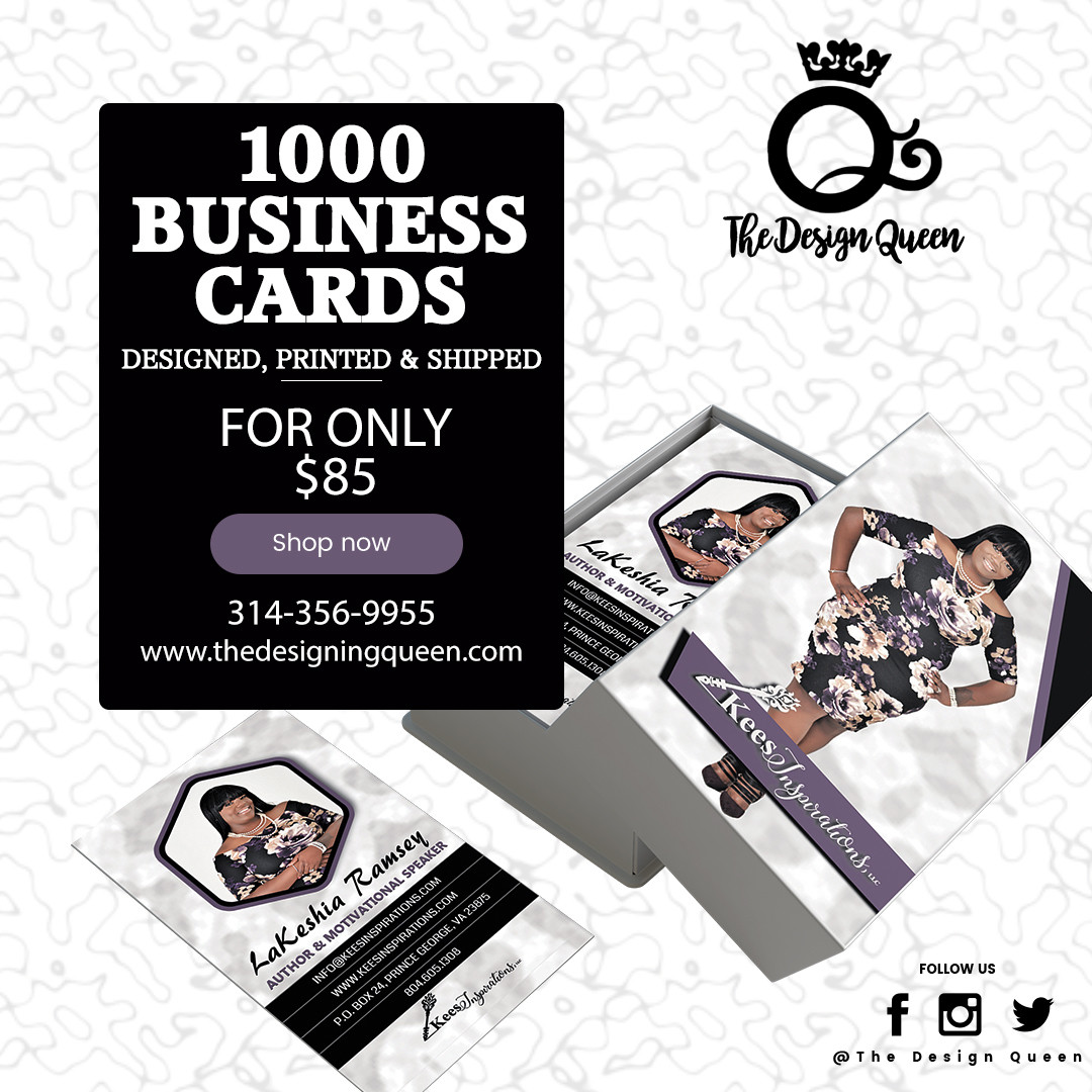 1000 Business Card Design, Printing & Shipping 1000 Business Card Design, Printing & Shipping